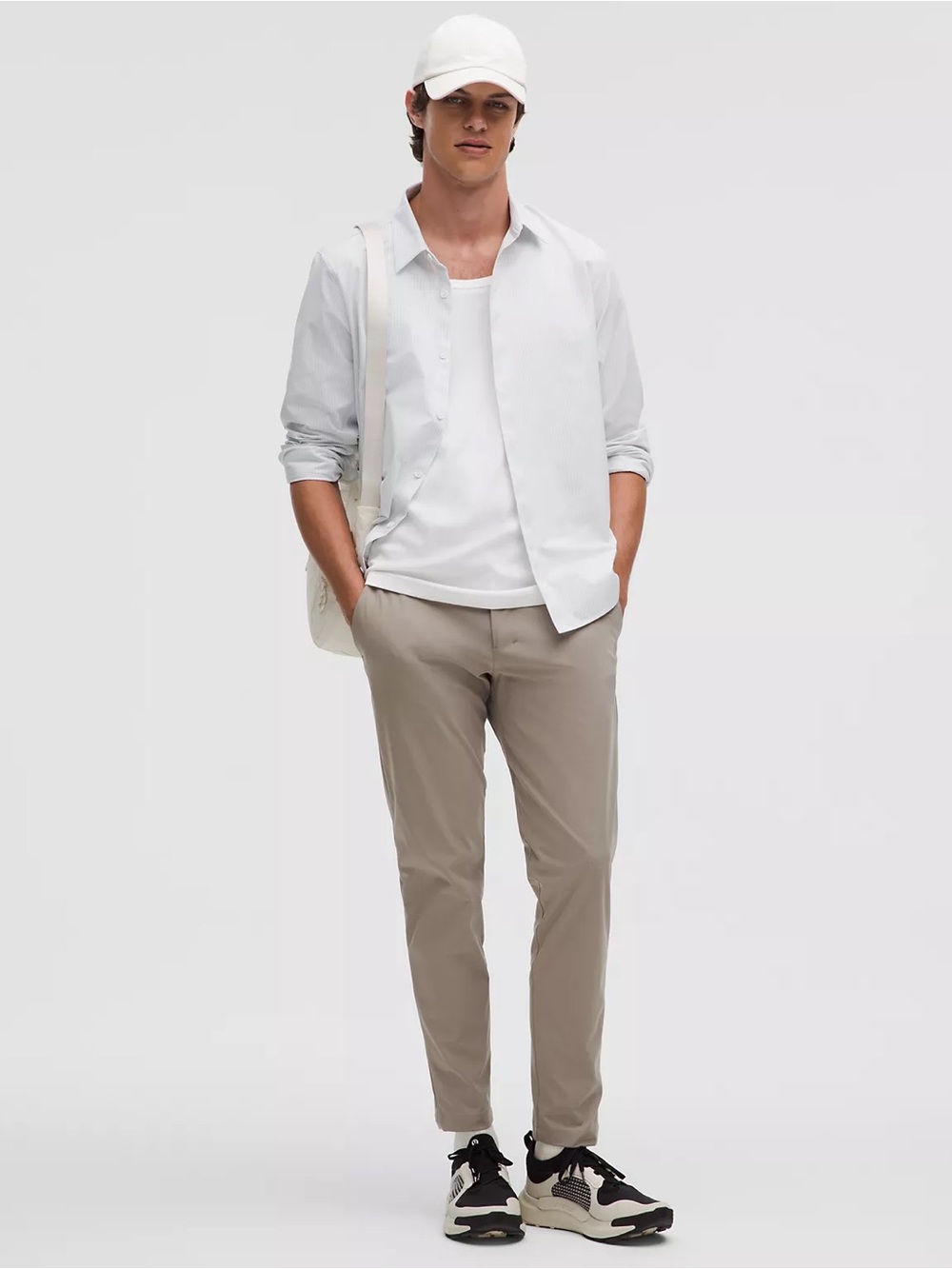 Lululemon ABC slim-fit men’s casual stretch pants wrinkle resistant size 36